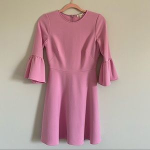 Shoshanna Ruffle Bell Sleeve Dress